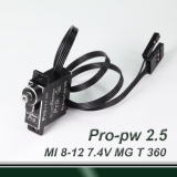 MI 360° travel-professional digital (pulse width 0.5~2.5ms) MG servo