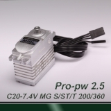 light 360° travel Professional digital MIBL (pulse width 0.5~2.5ms) MG servo