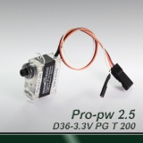 Mini 200° travel-professional digital (pulse width 0.5~2.5ms) servo